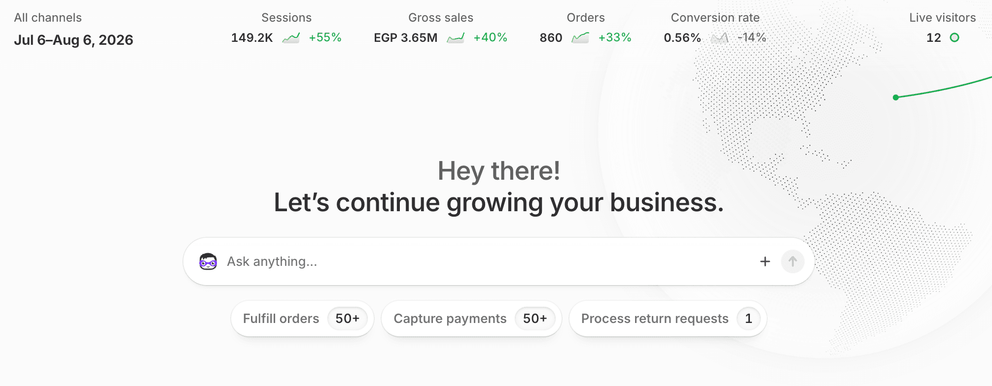 An electronics brand — +40% gross sales